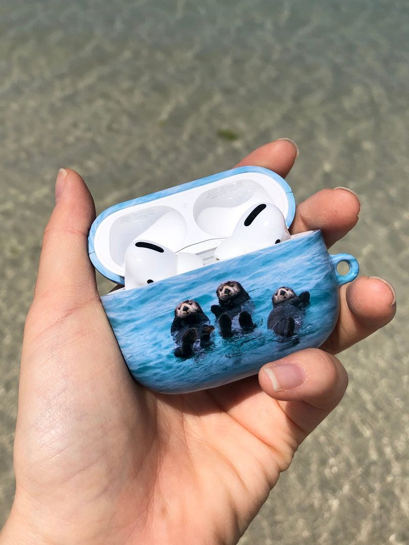[sea otter triplets airpods case]