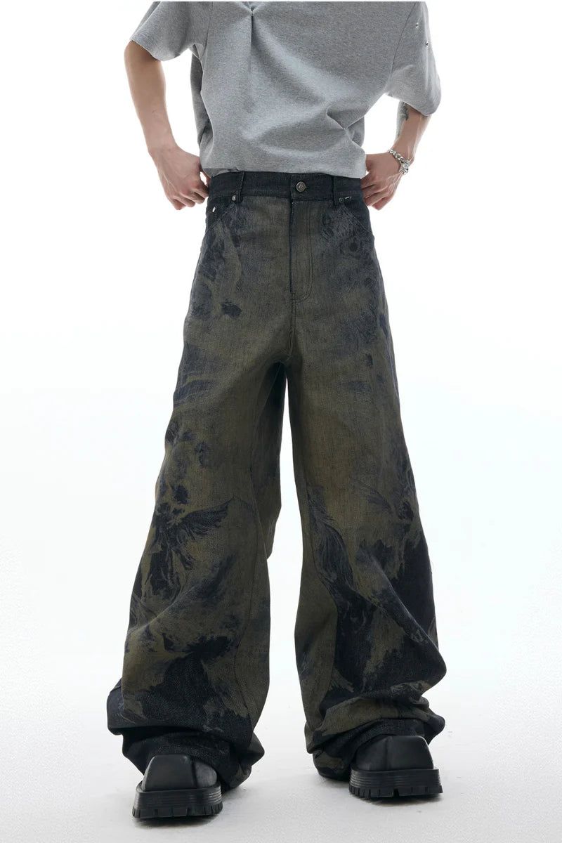 Argue Cultureの「Laser Cut Baggy Jeans(Pants)」