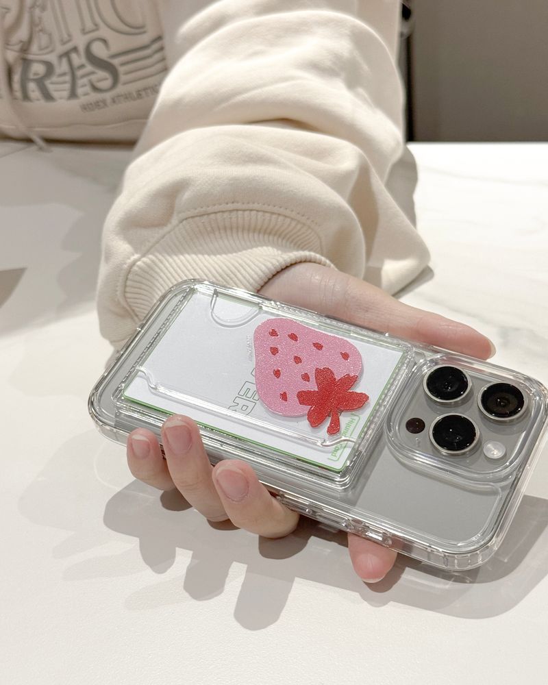 [MADE] [magsafe] Strawberry magsafe jelly hard iphone case