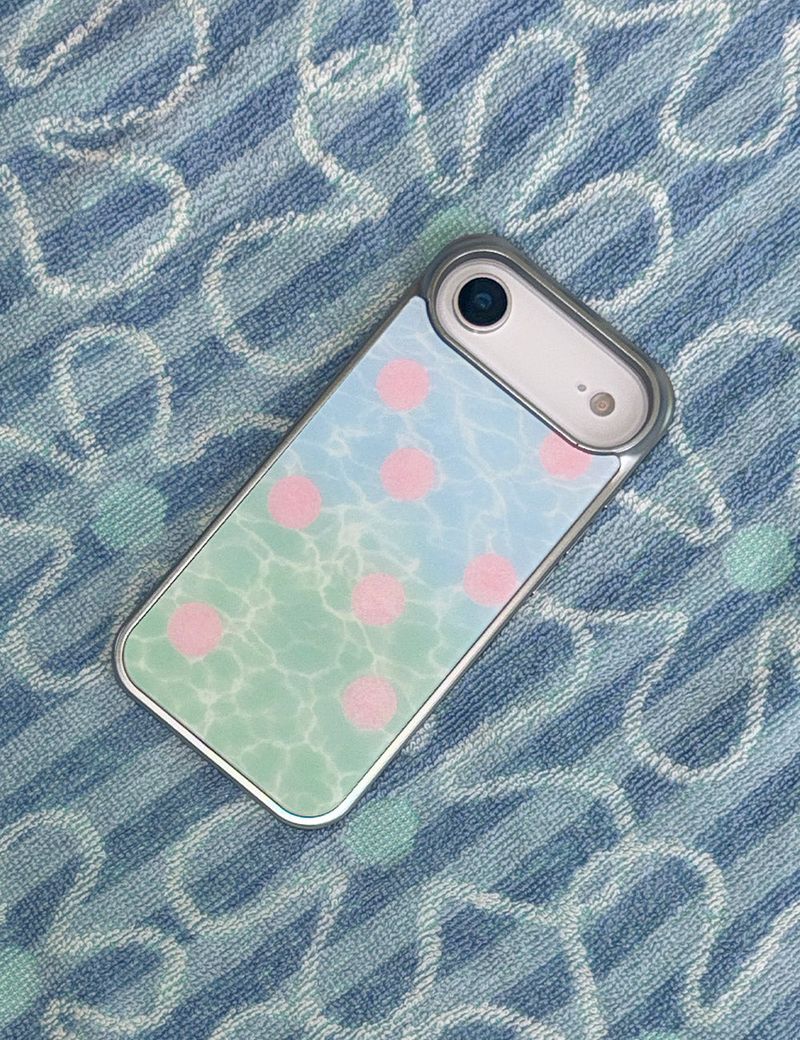 【MADE】Aqua Dot Glass Bumper Case