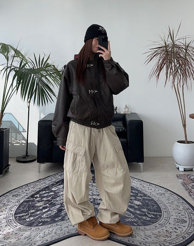 SATIIIZ（サティーズ）の「Maren Fingerhole Crop Hooded Zip-Up（Tops）」