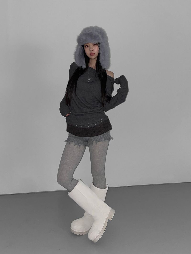 snow winter suede boots(3 color) 