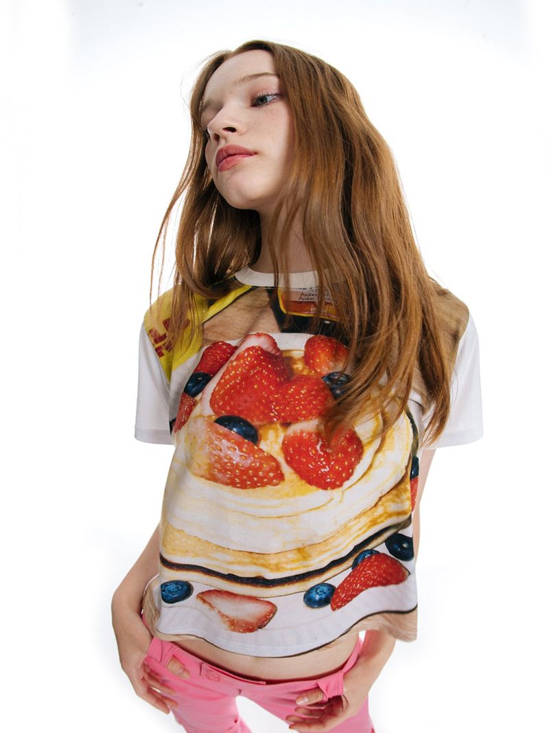 0 3 berry pancakes t-shirt