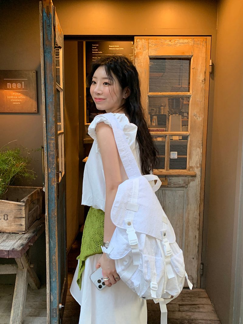 [MADE] Weare Ribbon Puff Blouse