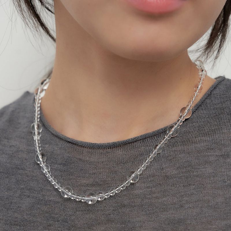 geegee(ジジ)の「clear quartz necklace(Accessories)」