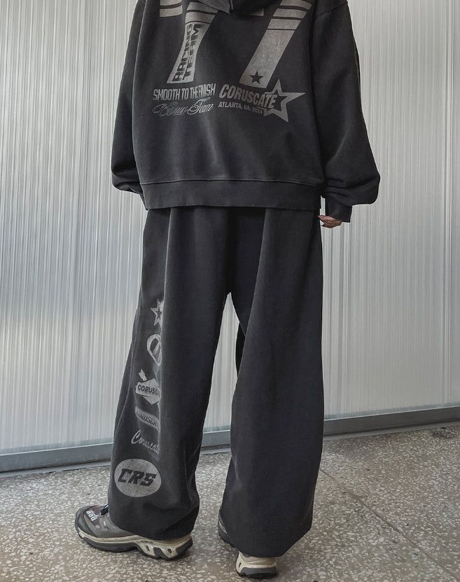 Racing Pig Print Training Jogger Pants