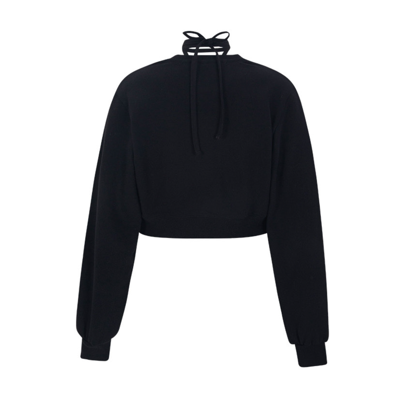 Bolero Layered Sweat_Black