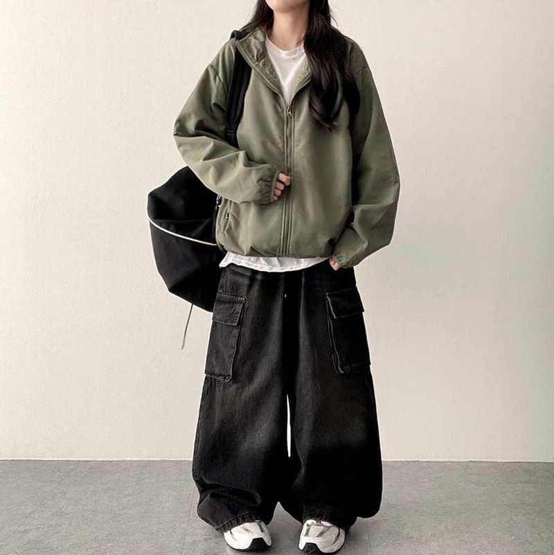Libby High Neck Zip-Up Jumper