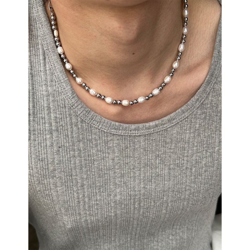 LAURANT（ロラン）の「[PREMIUM] Modern pearl surgical necklace（Accessories）」