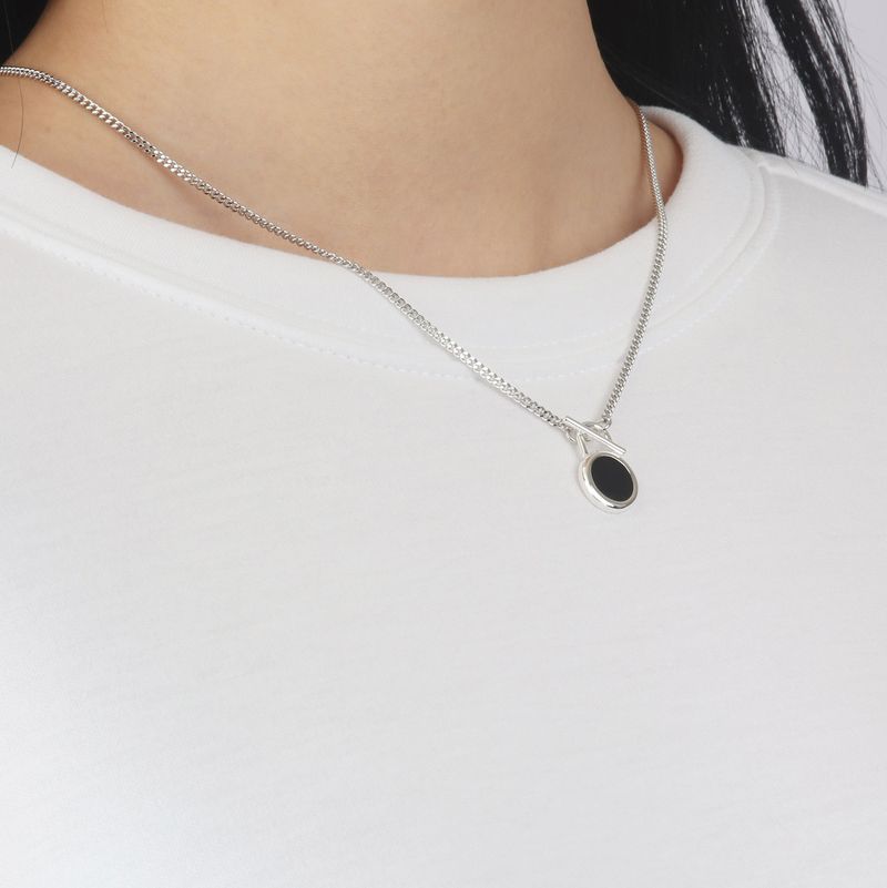 TOGGLE CIRCLE NEC [SILVER]