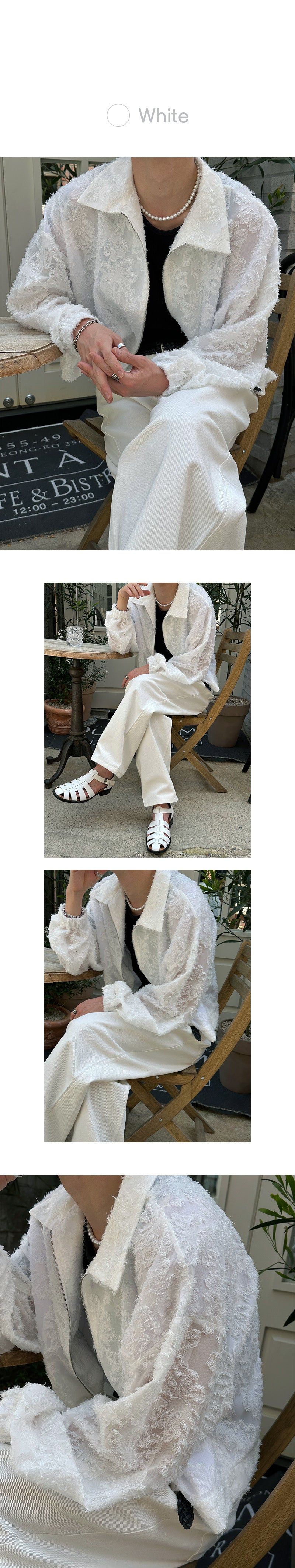 [S/S] Floral see through jacket(2color)