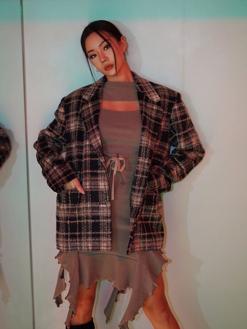 x Kyla Corste Wool Jacket (NAVY)