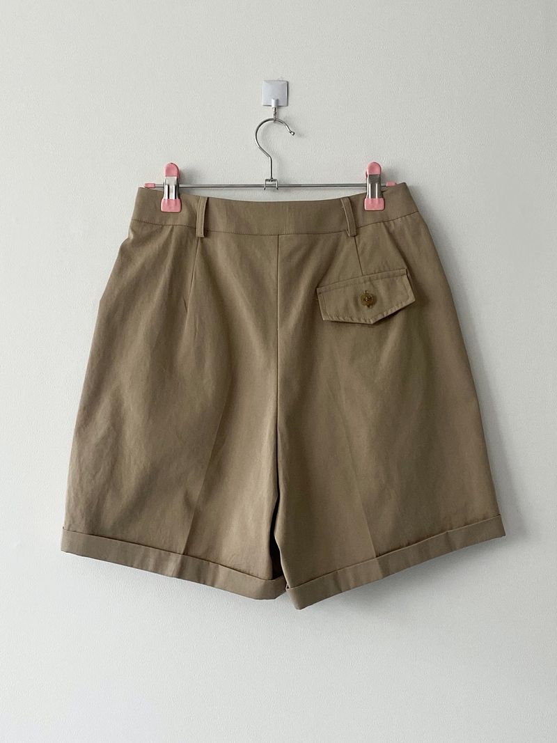 Rollup pintuck mini pants