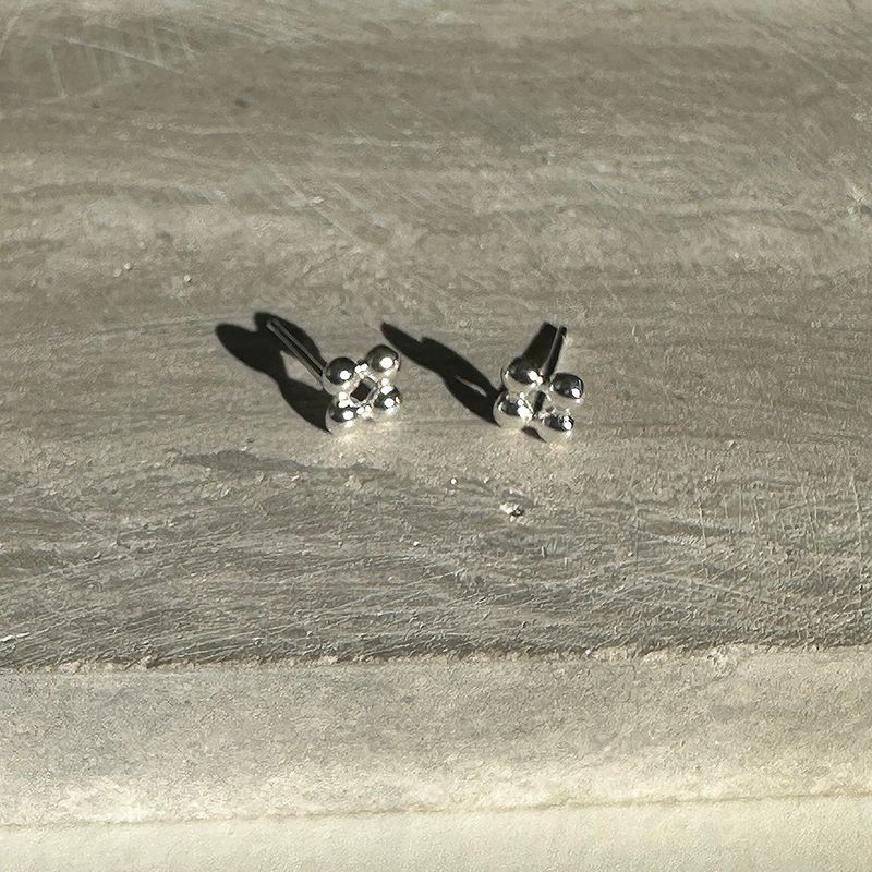 [925silver] Mini dot earring