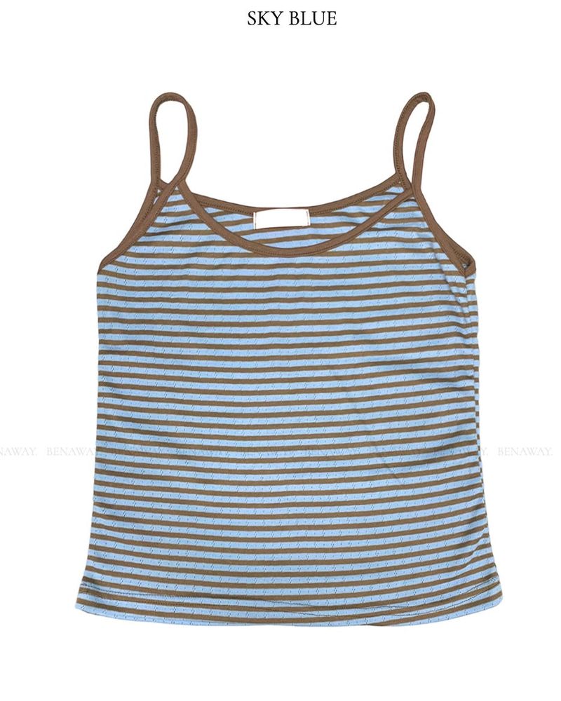 Fruity Stripe Sleeveless Top 4C