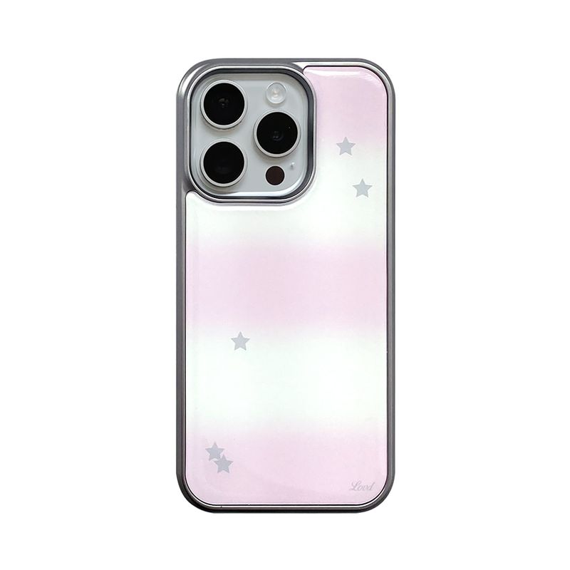 [MADE] STARRY SCOOP PHONE CASE (epoxy silver bumper)