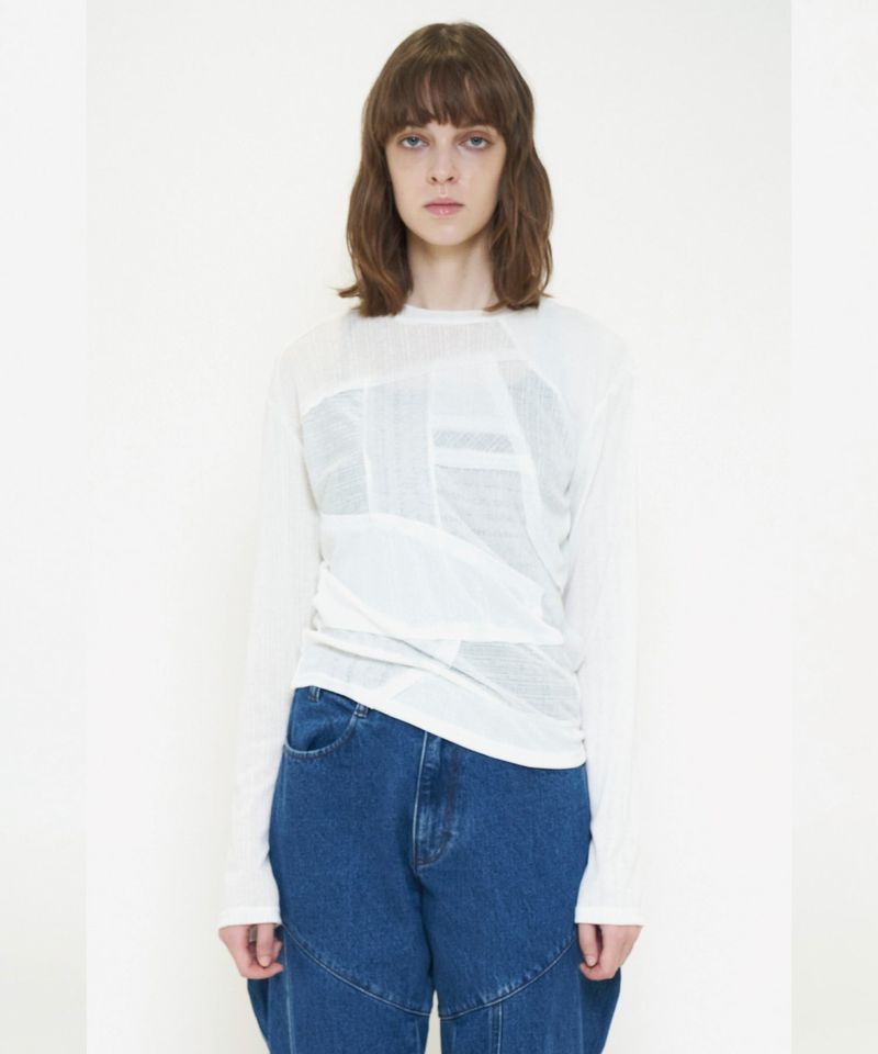 PATCHWORK RIB TOP