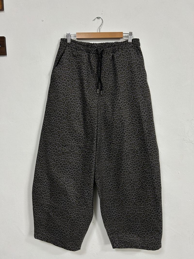 (2colors) leopard balloon st pants