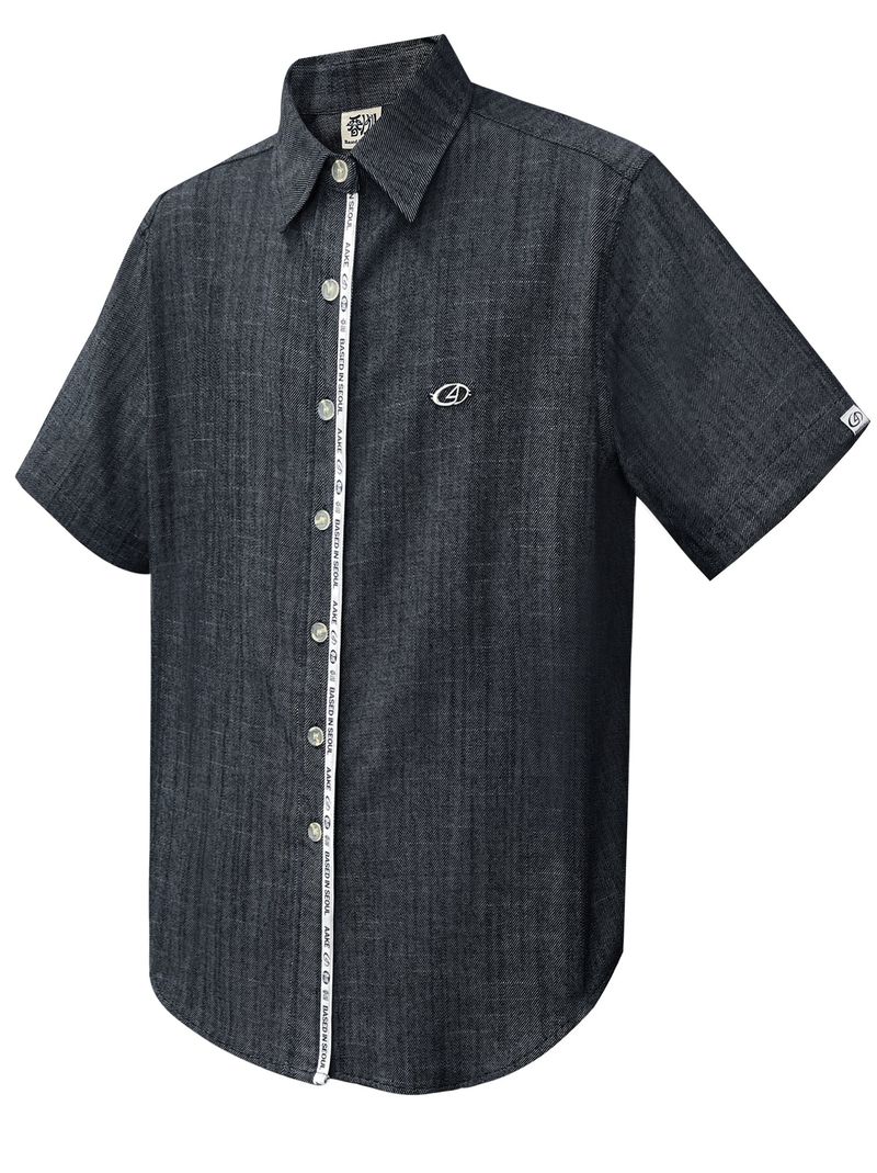 AAKE(アケ)の「NONFADE A-TAPE DENIM SH (denim)(Tops)」
