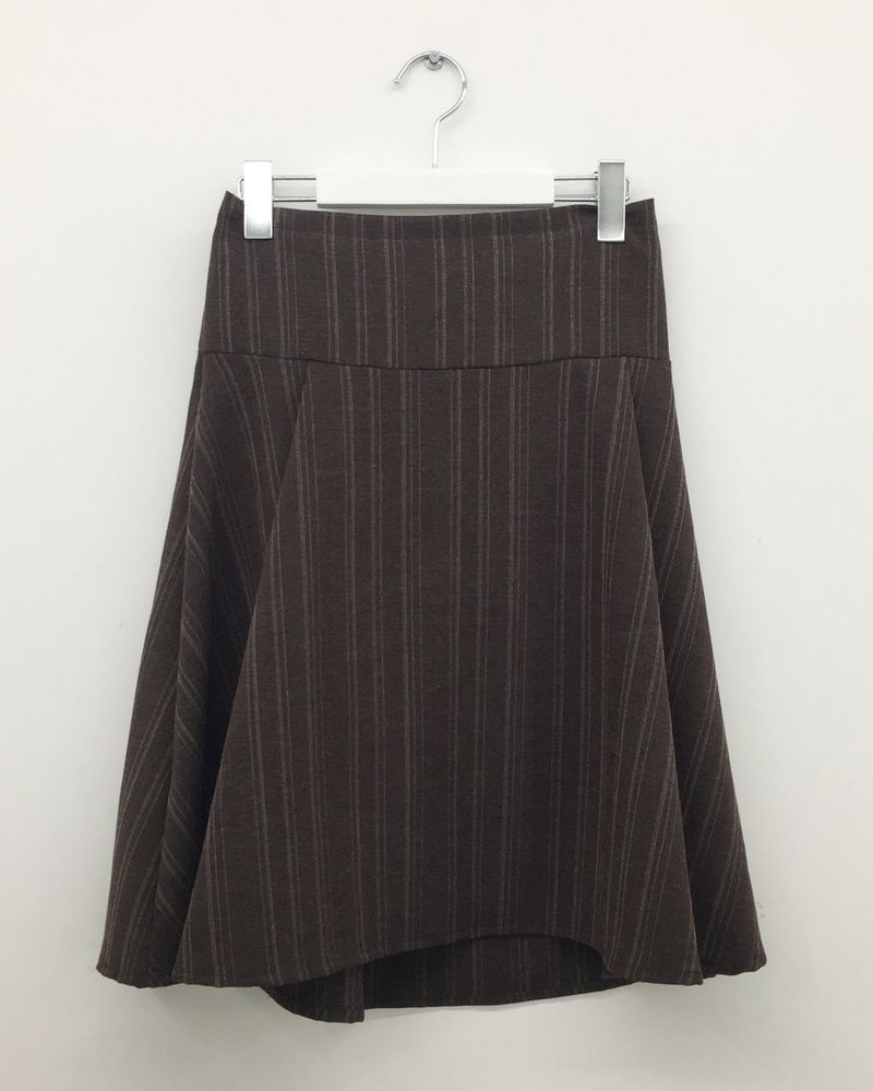 Label Midi Skirt (2color)