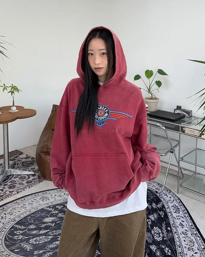 SATIIIZ（サティーズ）の「Liner Harley Dyeing Hoodie（Tops）」