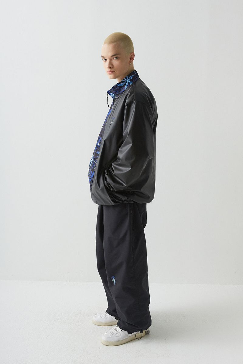 BSR2223FWJK062 J-BLUE FLOWER JACKET BLACK