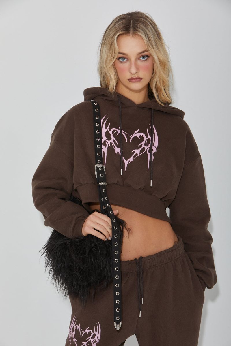 FLEECE HEART PANTS