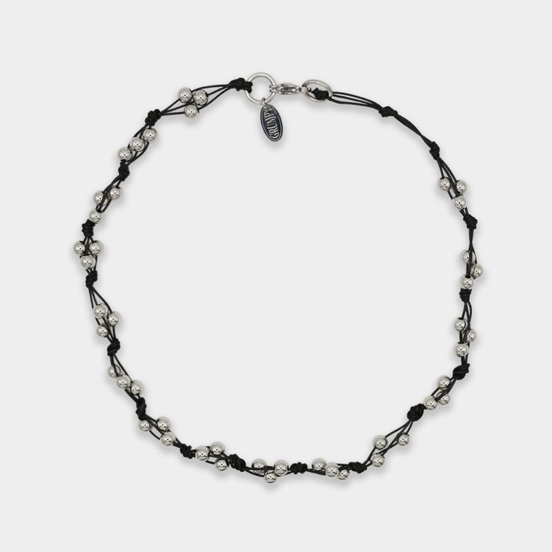 Grumpy Stuff(グロンピースタッフ)の「Twist Knot Steel Necklace(Accessories)」