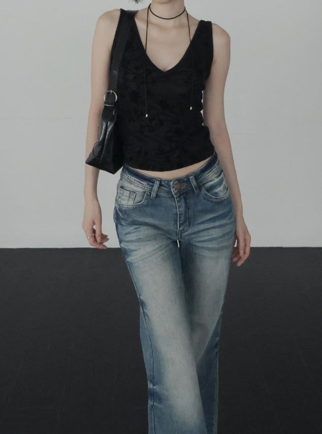 Bailon Flower Jacquard Sleeveless