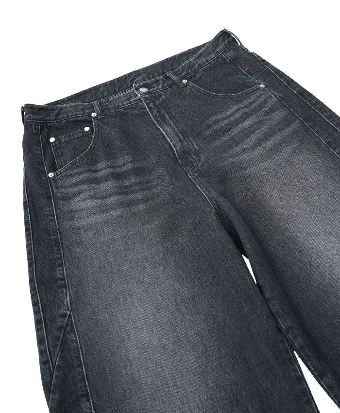  JAPANESE PANELED DENIM PANTS