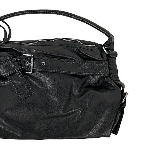 Vintage Front Belt Shoulder Bag