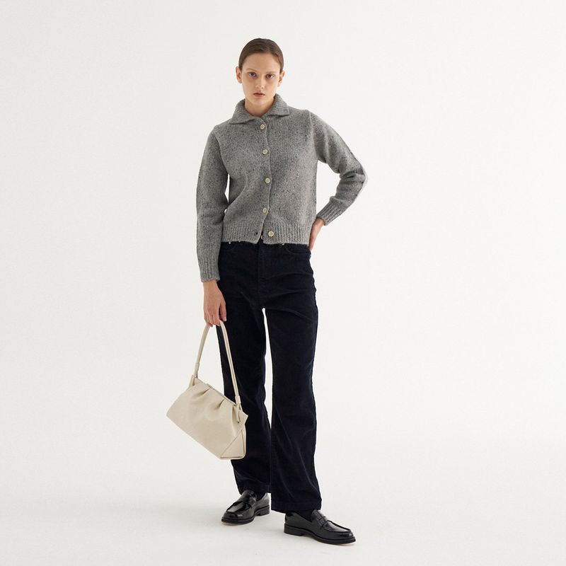 PLEATS SHOULDER BAG_IVORY