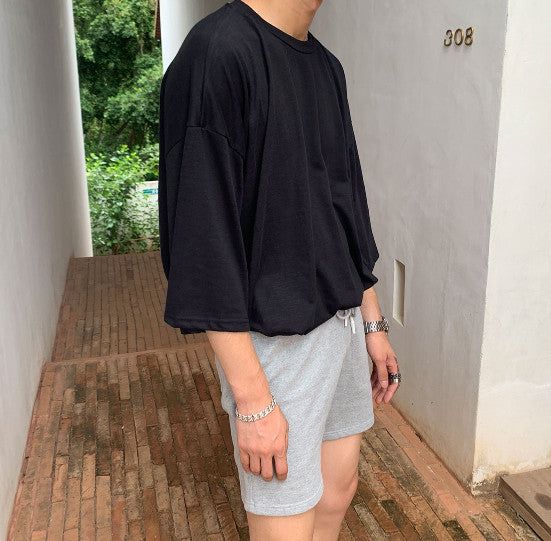 Perfect Slub 3/4 Sleeve Box T (5color)