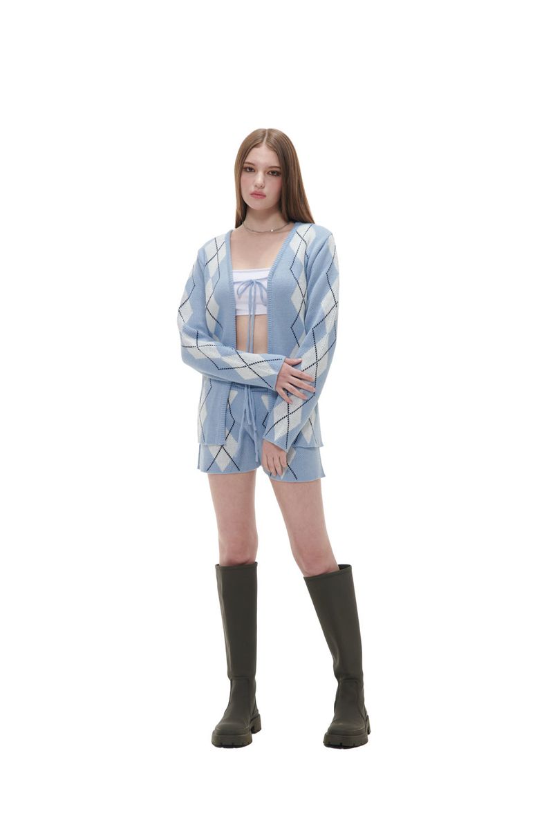 ARGYLE CARDIGAN