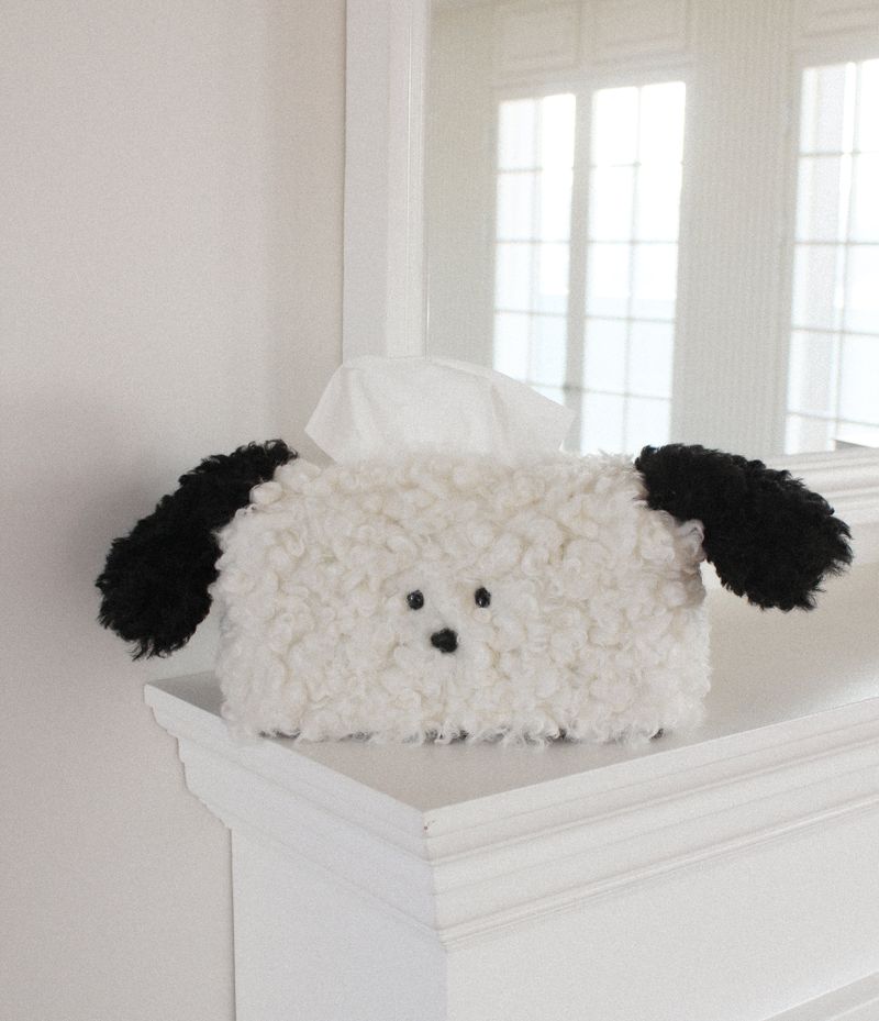 mixed puppy tissue cover, tissue case