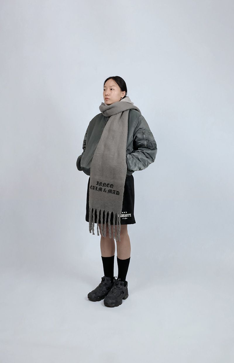 INNEQ（イネク）の「C&M muffler grey（Fashion Accessories）」