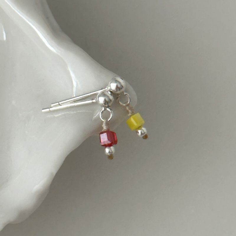 [CCNMADE] TINYⅠ Earring (7color)