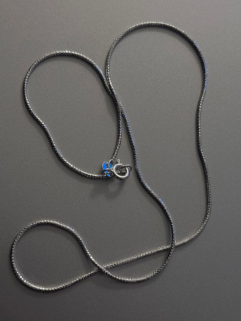 [925silver] Glitter snake necklace