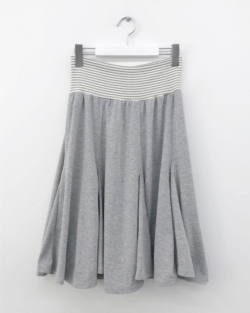 Rosé banding cutout skirt (3color)