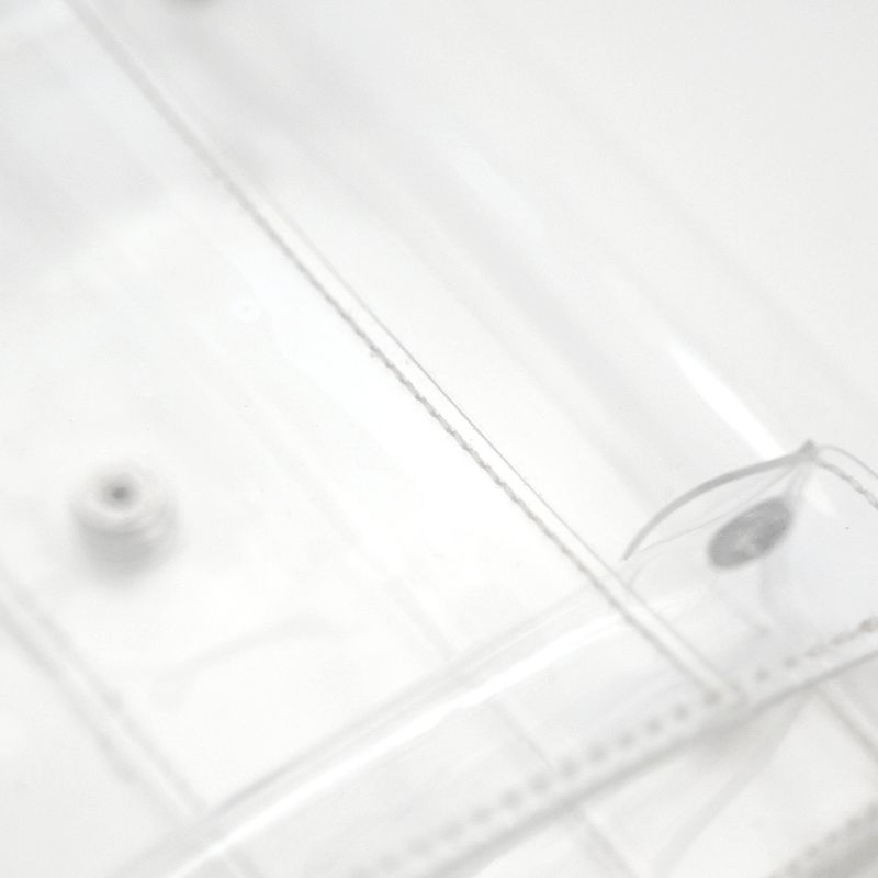 Clear pvc strap pouch_gliter