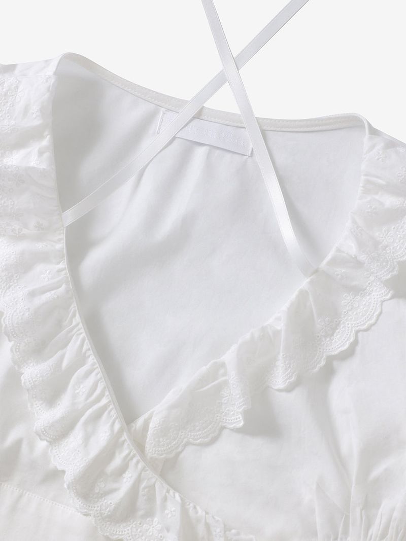Rosie wrap blouse (Ivory)