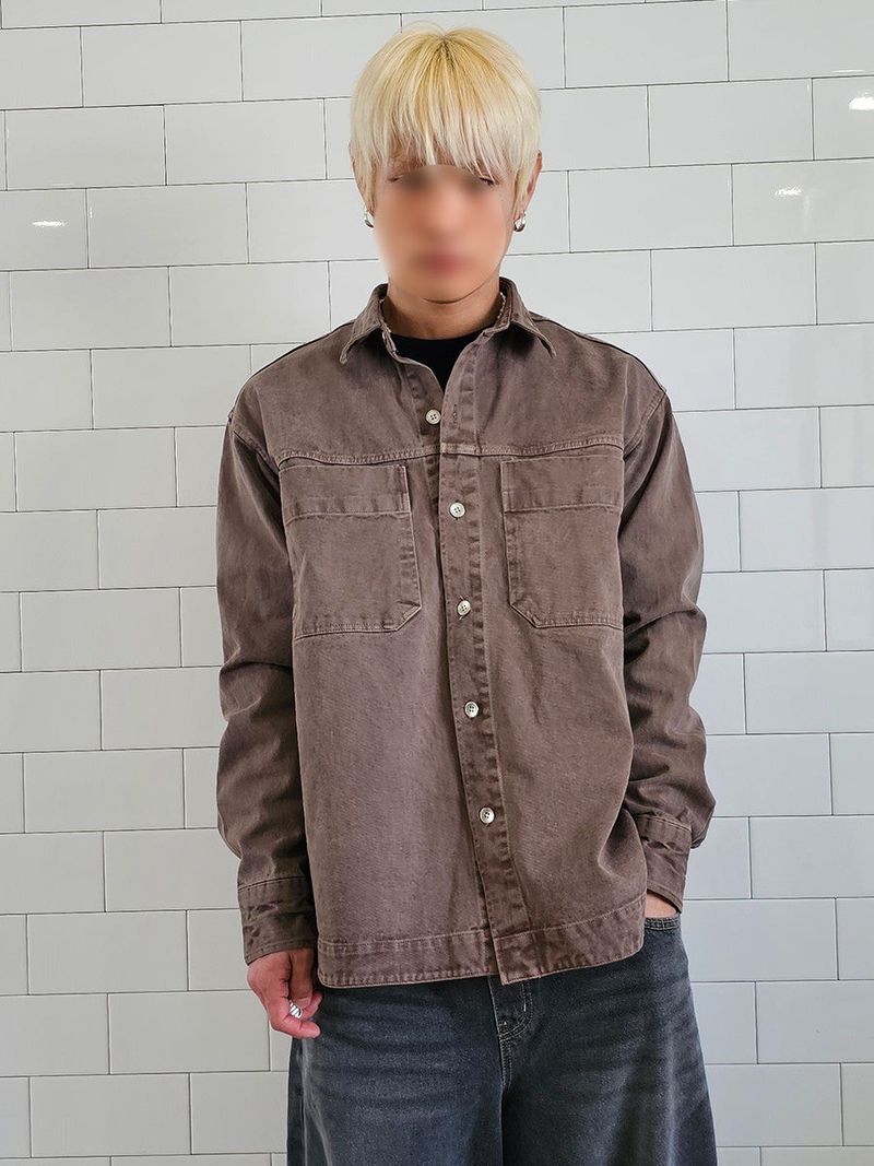 VENTIQUE Pigment Work Cotton Jacket 4color
