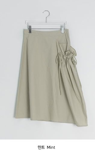 Kannahi Shirring Long Skirt