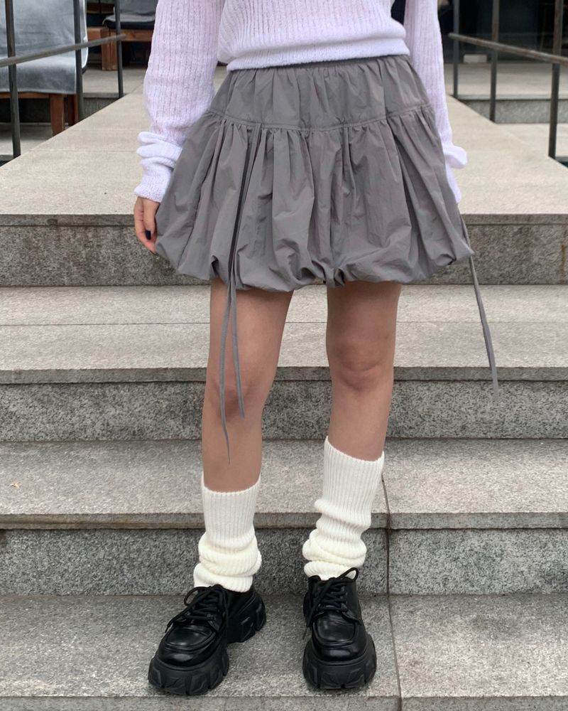 Ballon ribbon skirt