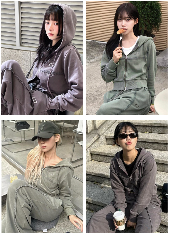 Pigment Cut-Off Hoodie Zip-Up