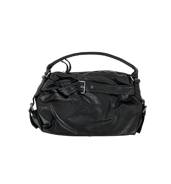 Vintage Front Belt Shoulder Bag