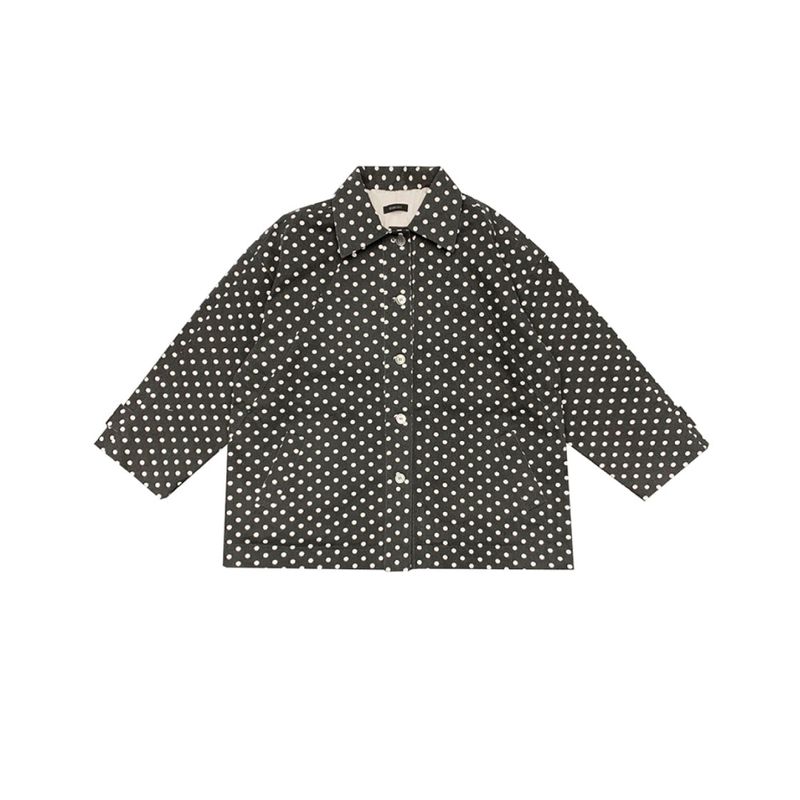 KOOKEESEE（クキシ）の「KOOKEESEE DOT ジャケット（ピグメントブラック）（ジャケット/アウター）」