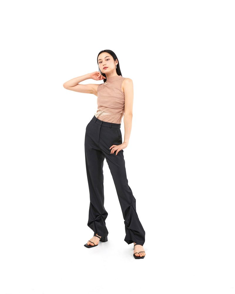 DOZI - Slim Trousers _ Black