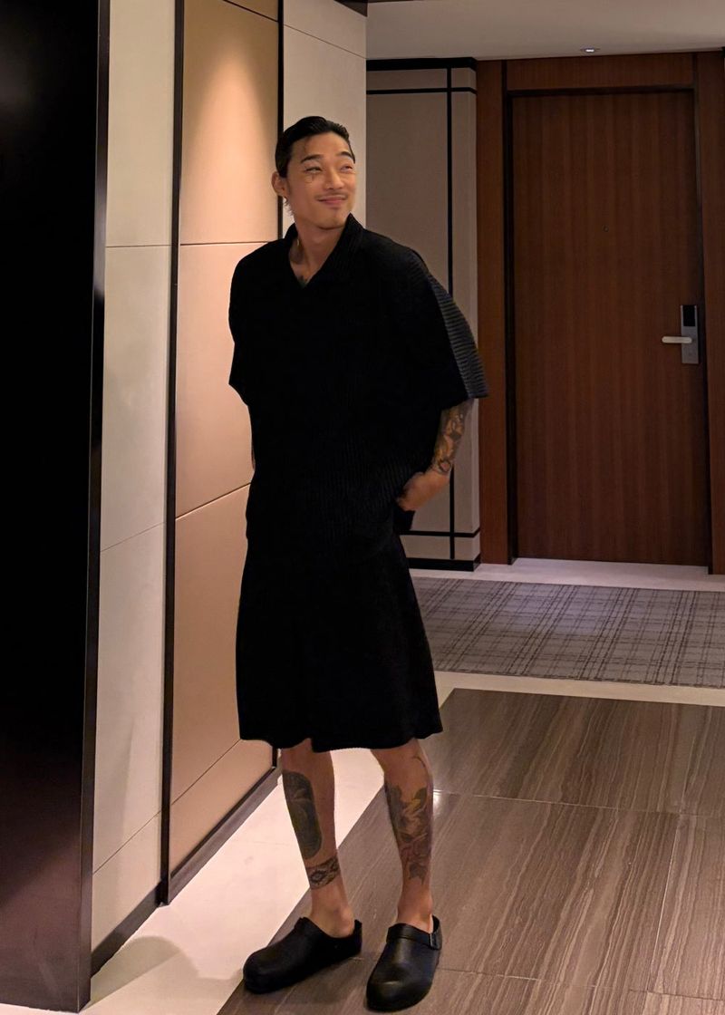 [ VIR Style Original ] INKKI Buttonless Pleated Wide Half Pants 