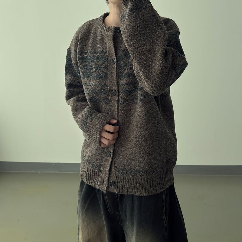 Fiora nordic knit cardigan